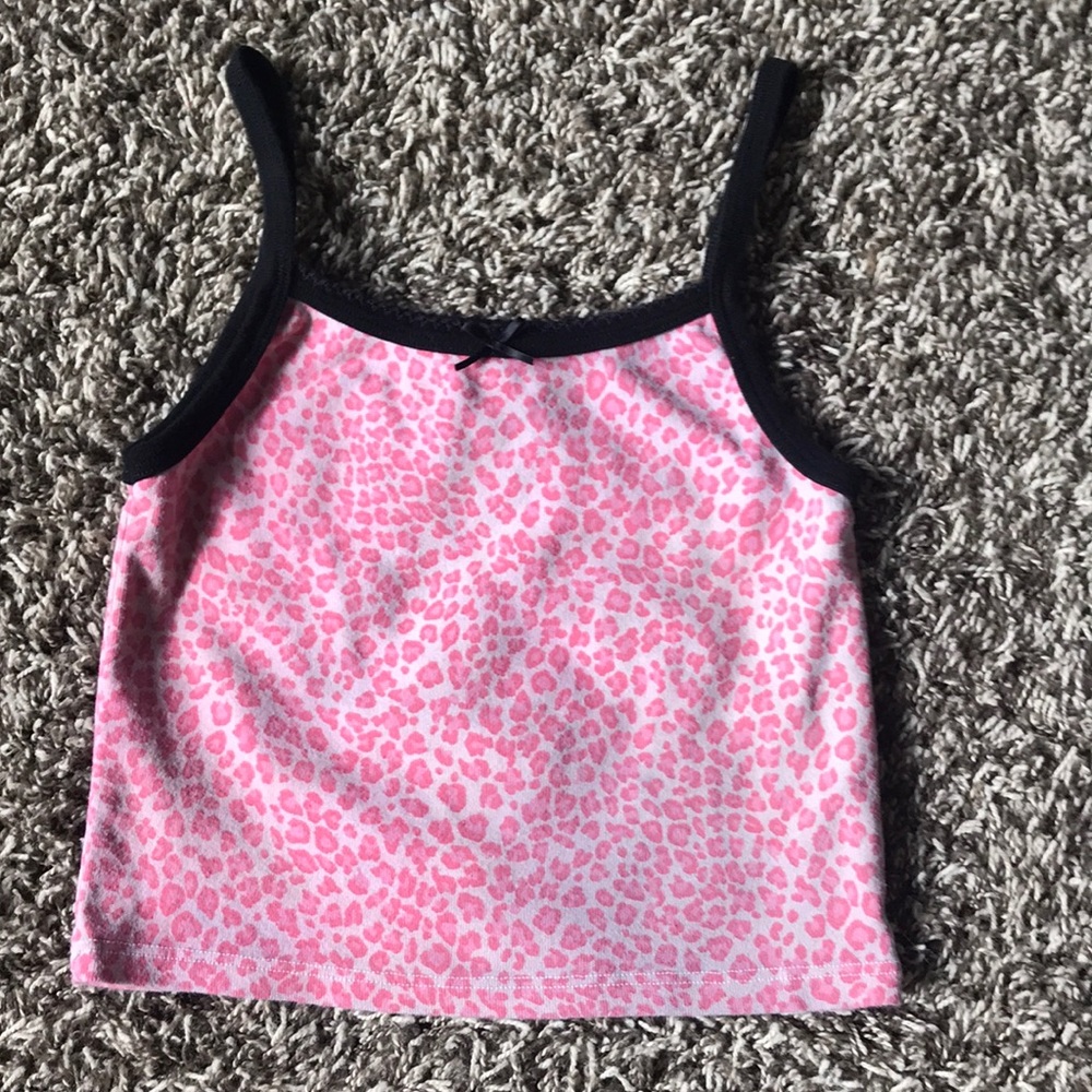 Brandy Melville RARE! Belle Pink Cheetah Tank